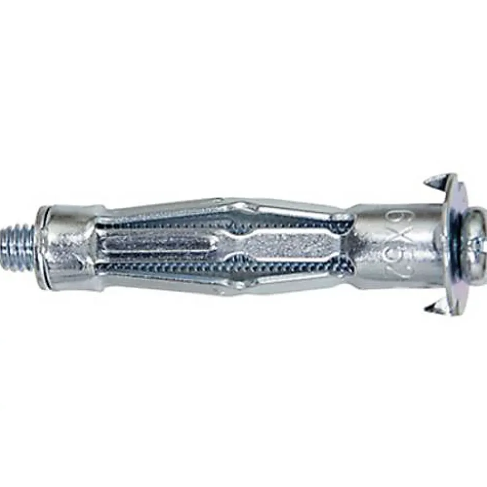 O91 Cheville À Bascule-Fischer HM 4 x 45 S cheville métal pour corps creux 45 mm, perceuse 8 mm, pack 50