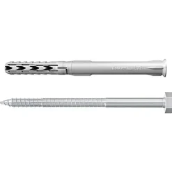 O91 Goujon D'Ancrage-Fischer SXR 10 x 80 SS Cheville à tige longue avec vis tête hexagonale Set 4 pièces