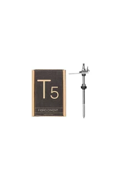 Panneau Solaire À Composer-Fixation fibrociment T5 ossature bois pour panneau solaire Ultrawatt