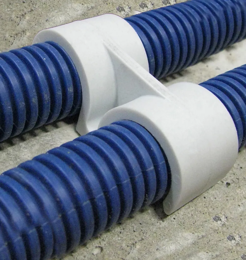 ING FIXATION Fixation pour gaines double ø16 mm
