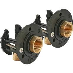Somatherm for you Fixation pour robinetterie Bain Douche pour PER Ø12 raccord à glissement sortie femelle 15/21 (1/2")