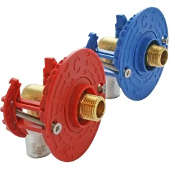 Somatherm for you Fixation pour robinetterie Lavabo pour tube Multicouche Ø16 raccord à sertir sortie mâle 12/17 (3/8")