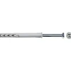 O91 Fixations SXR Fischer 8 x 80 T en nylon, lot de 50 - chevilles longues pour bois et métal