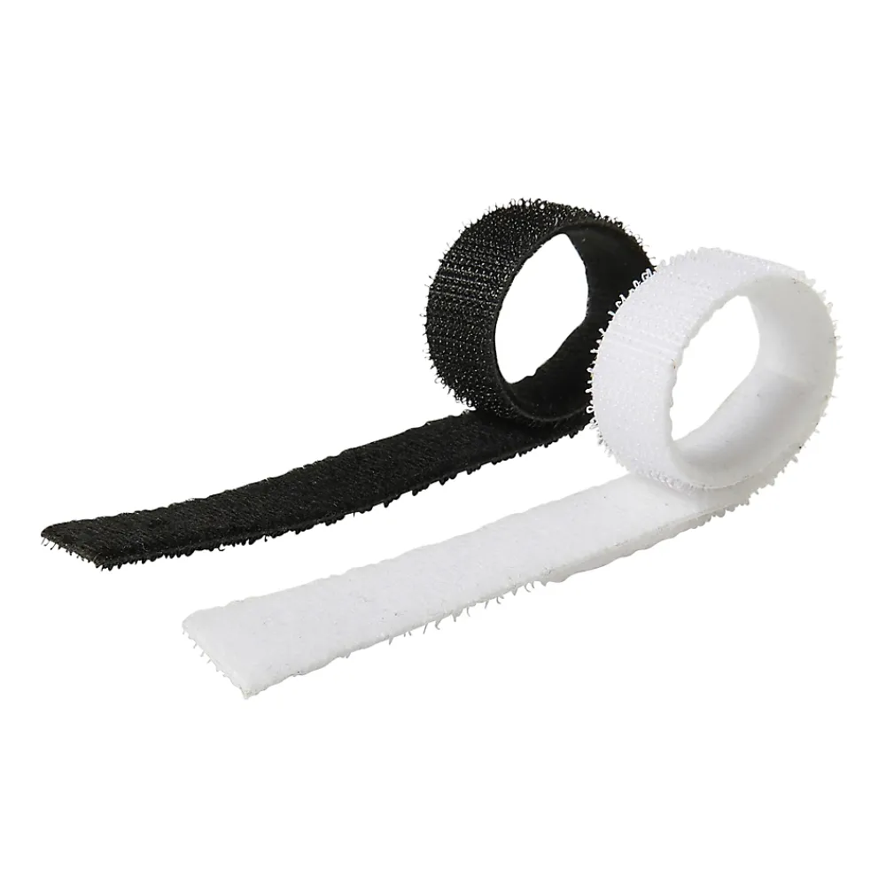 Diall 12 fixtaions de câbles auto-aggrippantes 15 x 210 mm blanc et noir