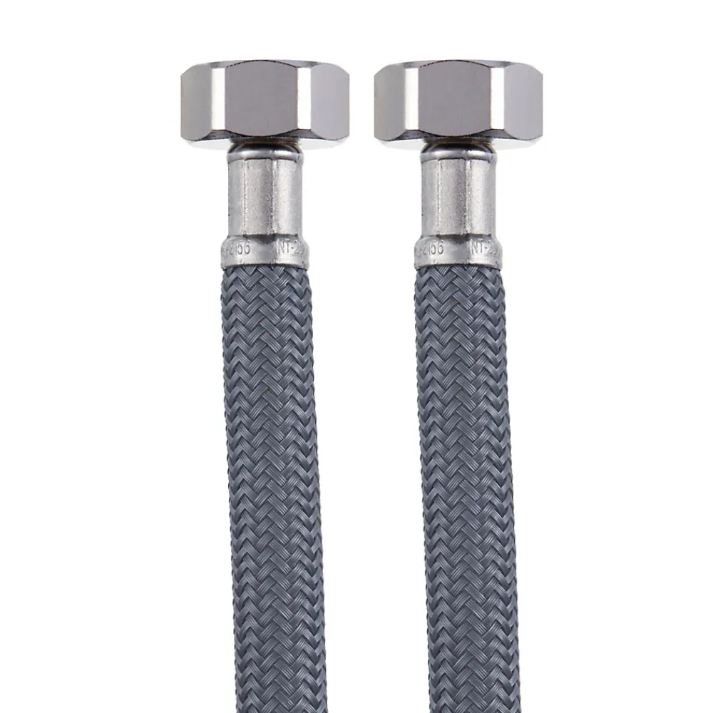 Flomasta Flexible Robinetterie-Flexible d'alimentation Femelle/Femelle 8 mm 15x21 longueur 50 cm