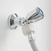 Somatherm for you Alimentation Pour Machine À Laver-Flexible d'alimentation pour machine à laver raccords droits F-F coudé 3/4", L. 2,5m
