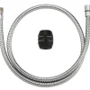 Noyon et Thiebault Flexible Robinetterie-Flexible de douchette pour évier Rénovation laiton gris