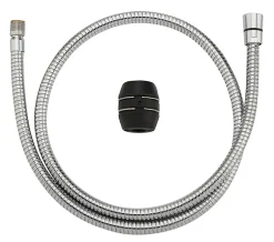 Noyon et Thiebault Flexible Robinetterie-Flexible de douchette pour évier Rénovation laiton gris