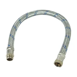 Isoflex Flexible Inox 50mm Intérieur M-f 2" (50/60) Longueur 80cm