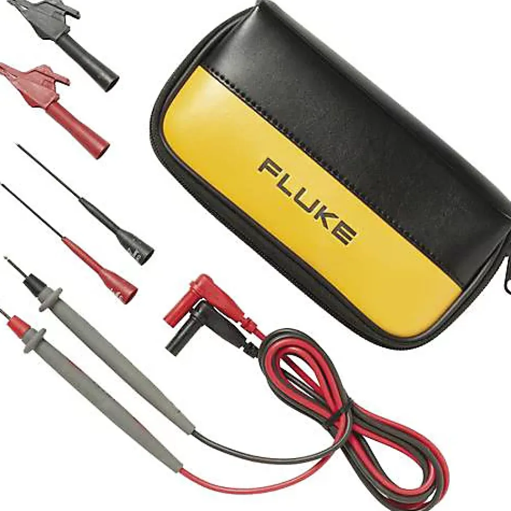 3M France Testeur De Tension-Fluke TL80A-1 Set de cordons de mesure sécurité 4 mm silicone, 1,5 m, 10 A, CAT II 300 V