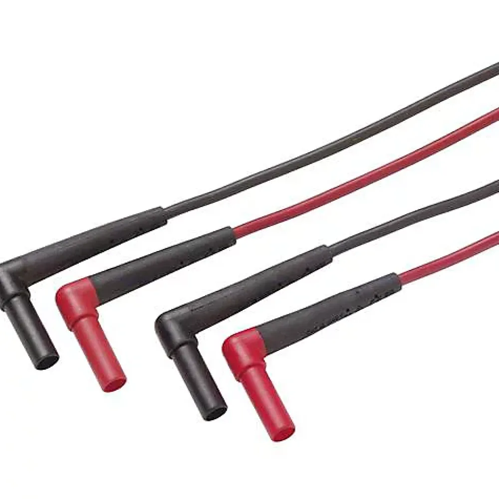3M France Fluke TL222 Set de cordons de mesure de sécurité 1,5 m banane mâle 4 mm noir et rouge