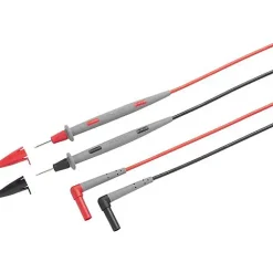 3M France Fluke TL71-1 Set de cordons de mesure de sécurité banane mâle 4 mm, silicone 1,5 m, noir et rouge