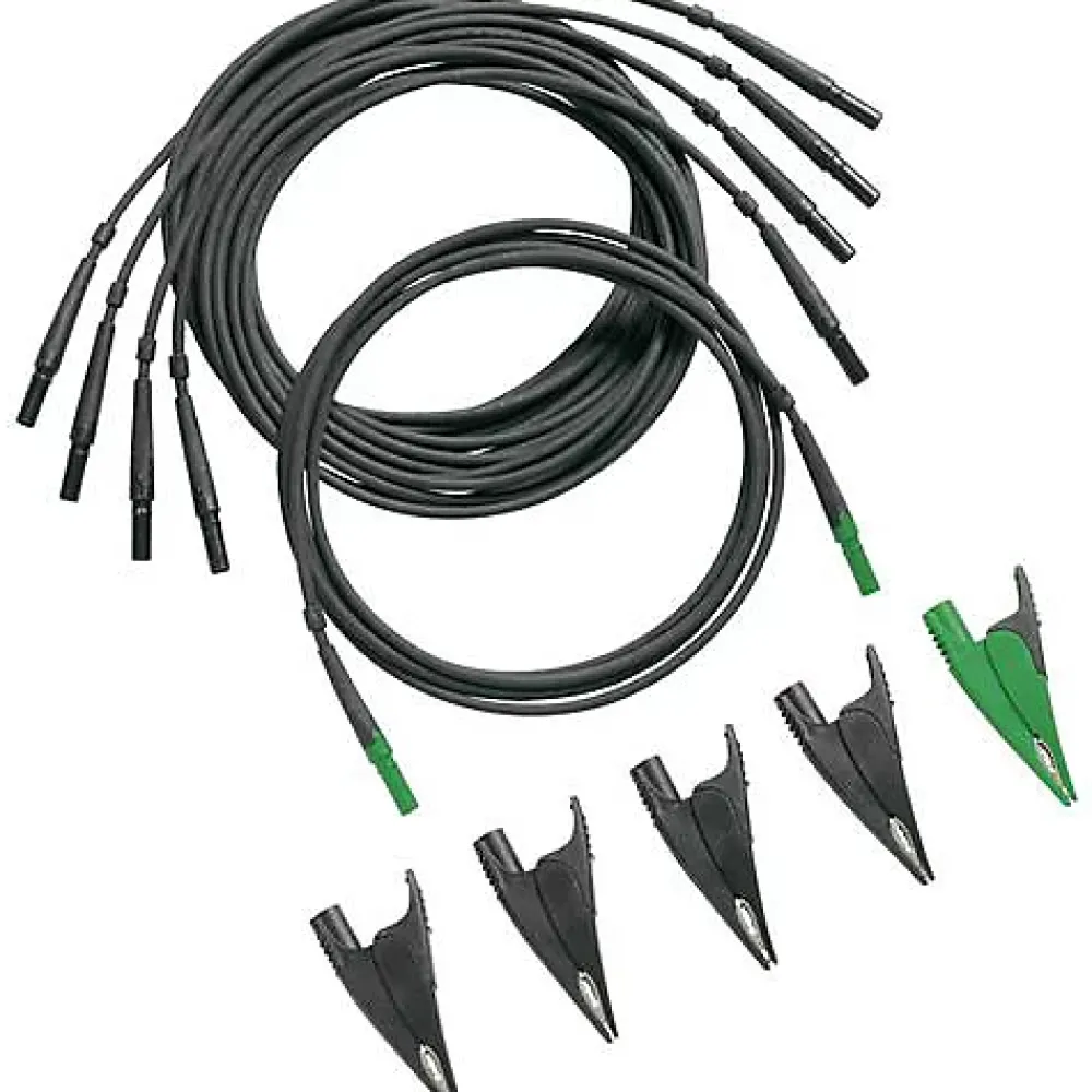 3M France Testeur De Tension-Fluke TLS430 jeu de cordons de mesure de sécurité 5 pièces 4 mm CAT IV 600 V, CAT III 1000 V