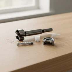 Diall Foret Forstner Ø25 mm avec kit d’assemblage pour montage de meubles
