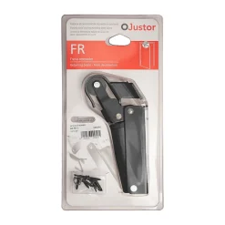 Hardwarexchange Frein de rétention force 115 N, en aluminium anodisé noir, pour porte jusquà 100 KG.