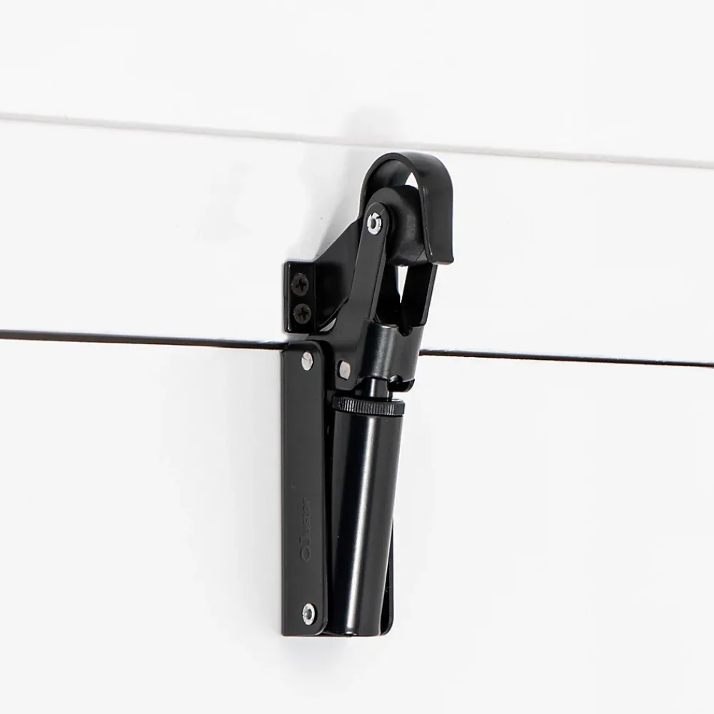 Hardwarexchange Frein de rétention force 30 N en aluminium Noir pour porte jusquà 15 KG