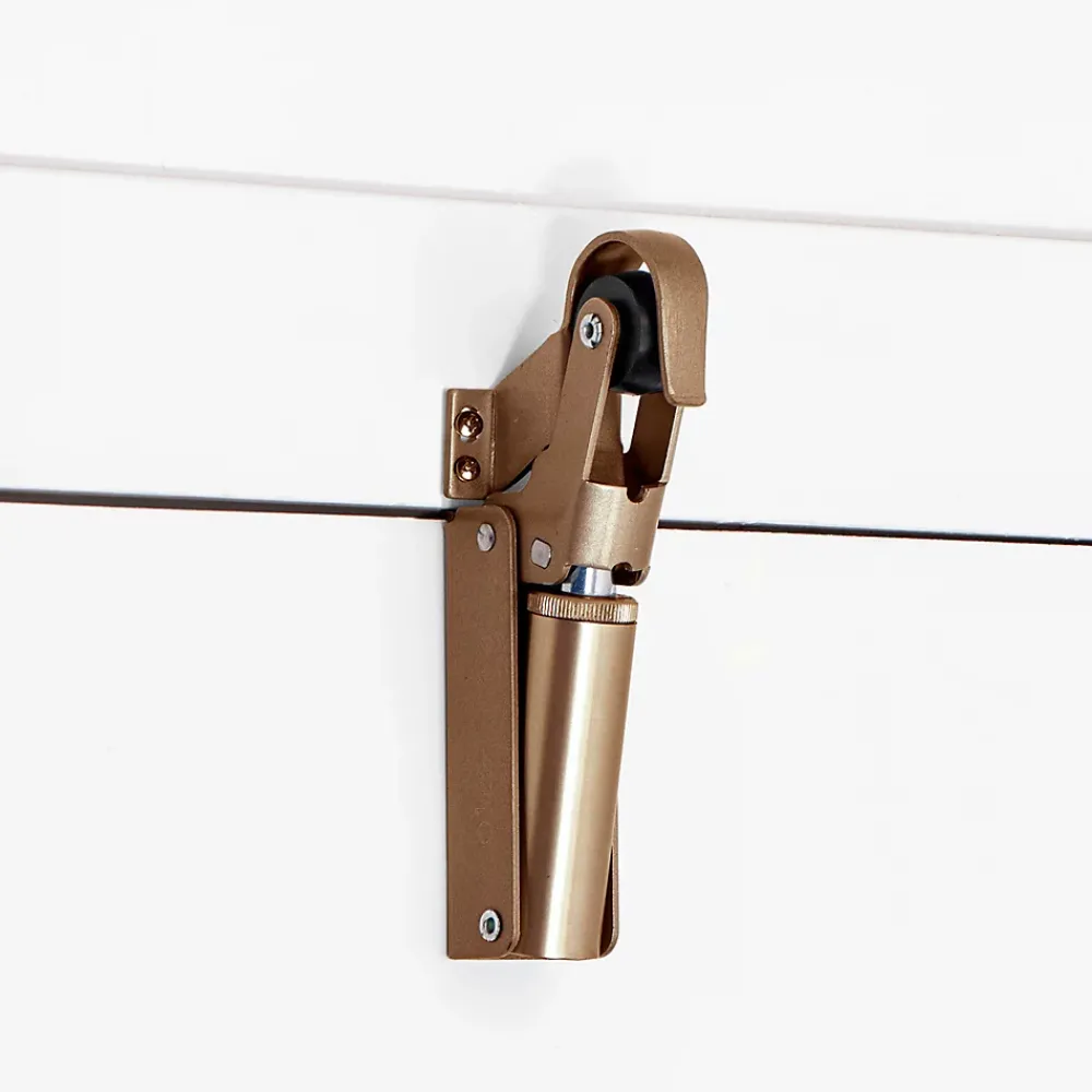 Hardwarexchange Frein de rétention Réglable force 60 a 80 N aluminium anodisé bronze, pour porte jusquà 80 KG.