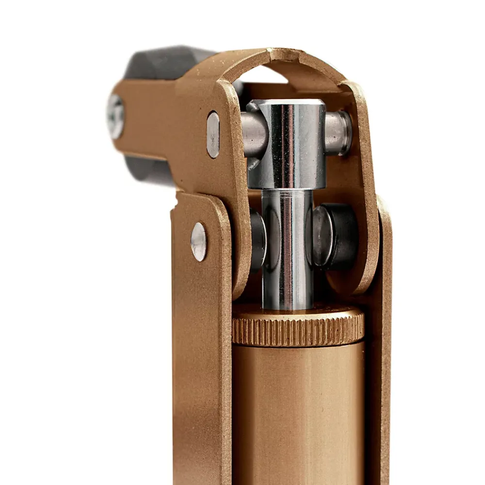 Hardwarexchange Frein de rétention Réglable force 30 a 60 N aluminium anodisé bronze pour porte jusquà 40 KG