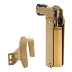 Hardwarexchange Ferme-Porte-Frein de rétention Réglable force 1 a 30 N en aluminium anodisé or pour porte jusquà 15 KG