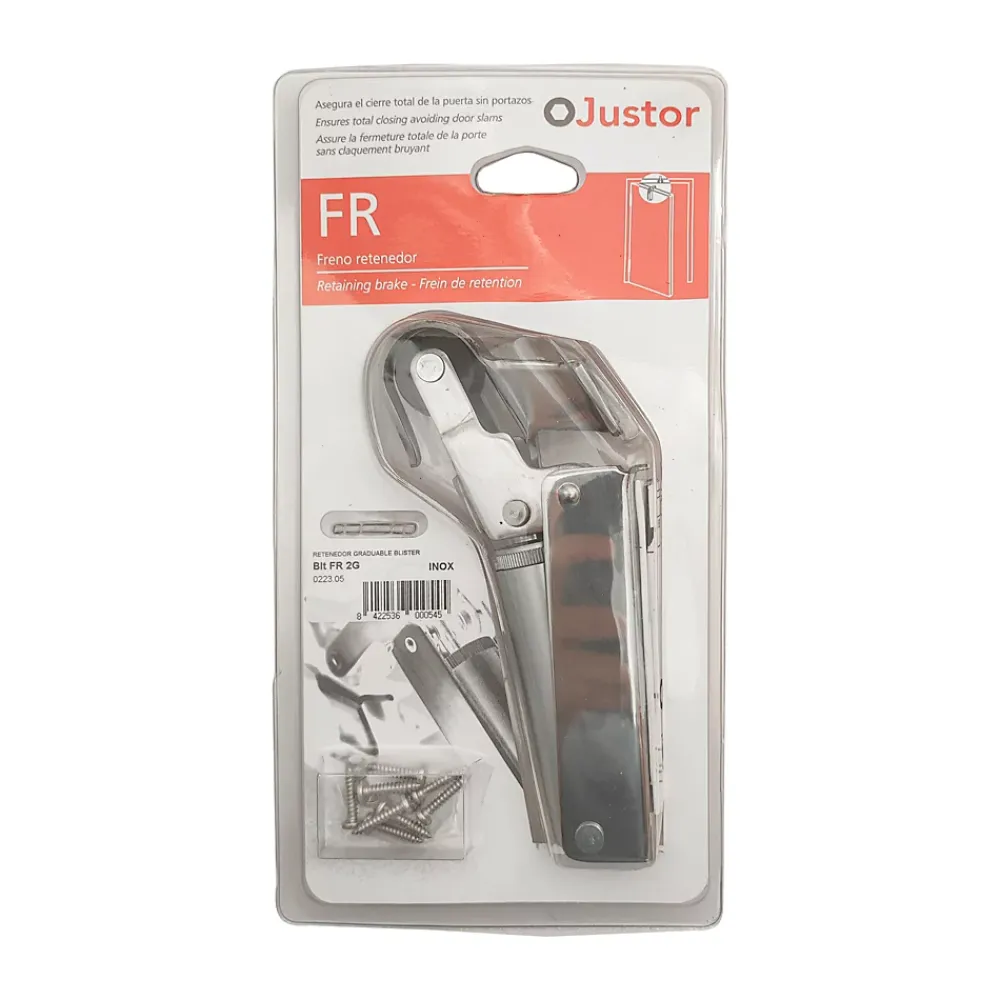 Hardwarexchange Frein de rétention Réglable force 60 a 80 N, en inox 304, pour porte jusquà 80 KG.