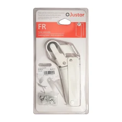 Hardwarexchange Frein de rétention Réglable force 60 a 80 N aluminium anodisé blanc, pour porte jusquà 80 KG.
