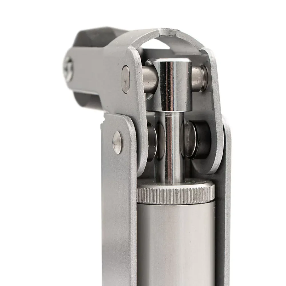 Hardwarexchange Ferme-Porte-Frein de rétention Réglable force 60 a 80 N aluminium anodisé argent, pour porte jusquà 80 KG.