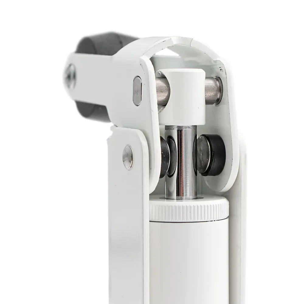 Hardwarexchange Ferme-Porte-Frein de rétention Réglable force 30 a 60 N aluminium anodisé blanc pour porte jusquà 40 KG