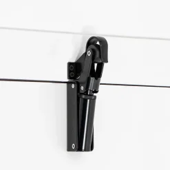 Hardwarexchange Ferme-Porte-Frein de rétention Réglable force 1 a 30 N aluminium anodisé noir pour porte jusquà 15 KG