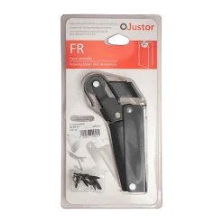 Hardwarexchange Ferme-Porte-Frein de rétention Réglable force 1 a 30 N aluminium anodisé noir pour porte jusquà 15 KG