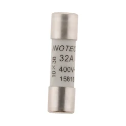 Zenitech 5 fusibles céramique 10,3x 38 32A + voyant