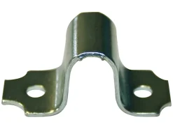 Afbat Gache pour pêne rond à visser ø16 mm - acier zingué blanc