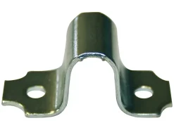 Afbat Gache pour pêne rond à visser ø10 mm - acier zingué blanc
