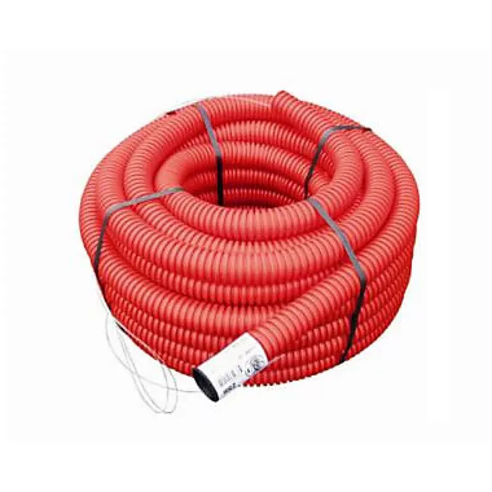 Fitt Gaine pour réseaux enterrés rouge Ø 63 mm x 25 m