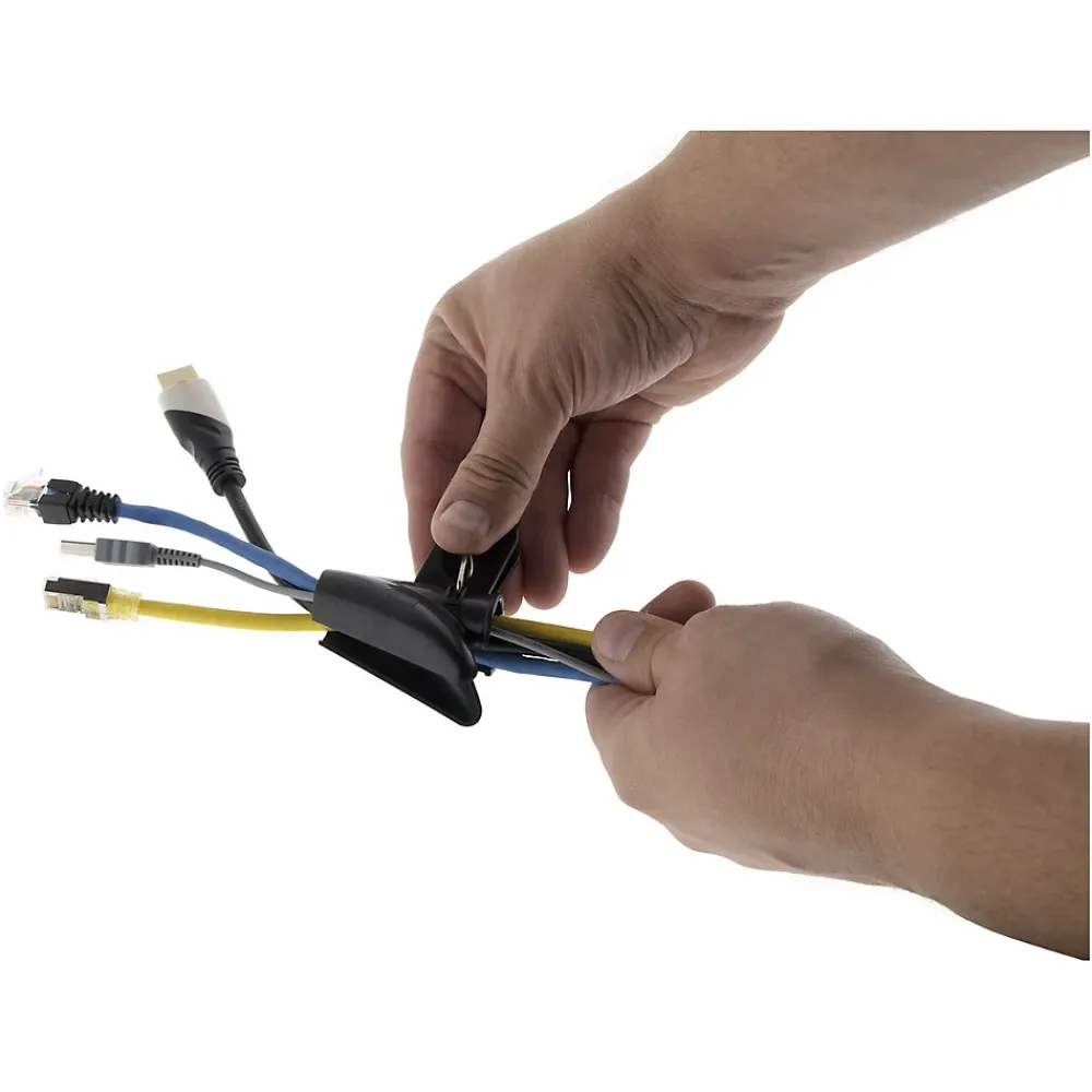 Zenitech Range-Fil Et Cache-Fil|Range-Fil Et Cache-Fil-Gaine range câble diamètre 20mm 1,5m - Noir -