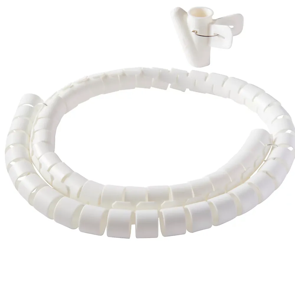 Diall Gaine range-câbles en spirale blanc ø25 mm x 1,1m