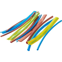 Diall 15 gaines thermorétractable colorées ø8/ø6/ø4/ø3/ø2 mm