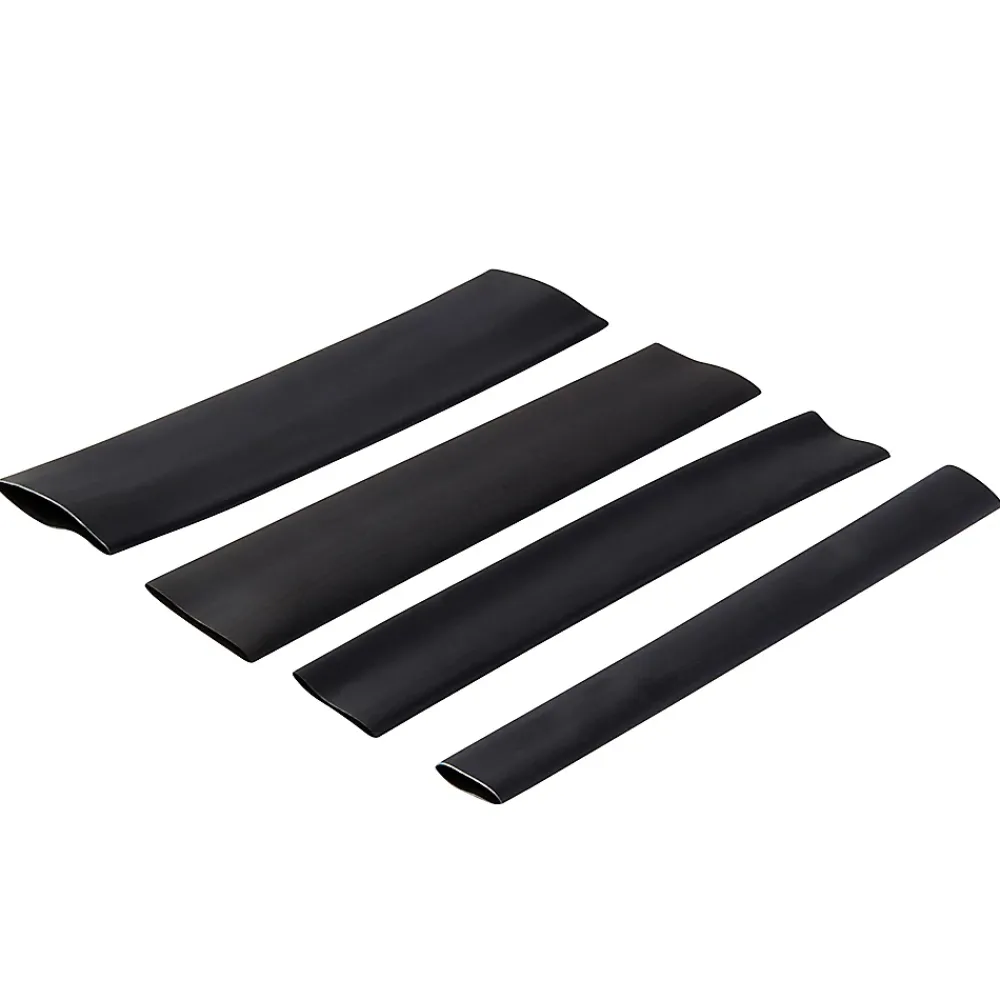 Diall Gaine Électrique-8 gaines thermorétractable noires ø10/ø15/ø20/ø25 mm