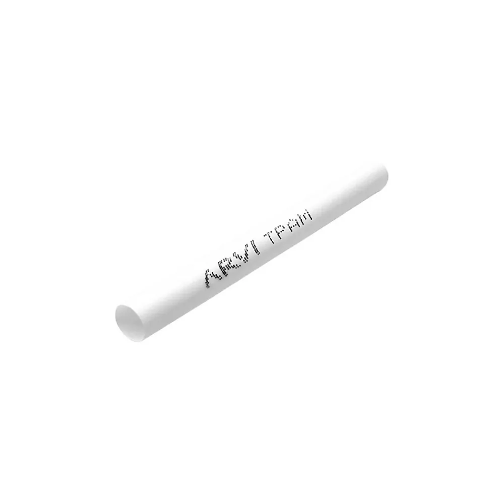 Arvi Gaine Électrique-Gaine Thermorétractable Blanche - 60/30mm - Longueur 1m - Restreint 2:1 - Paroi Fine - Tpam-60.0-br