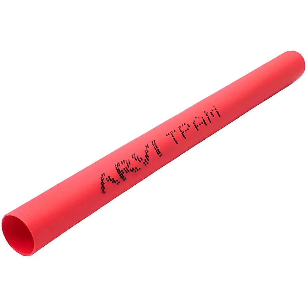 Arvi Gaine Électrique-Gaine Thermorétractable - 35/17,5mm - Rouge - Longueur 1m - Restreint 2:1 - Paroi Fine - Tpam-35.0-vm
