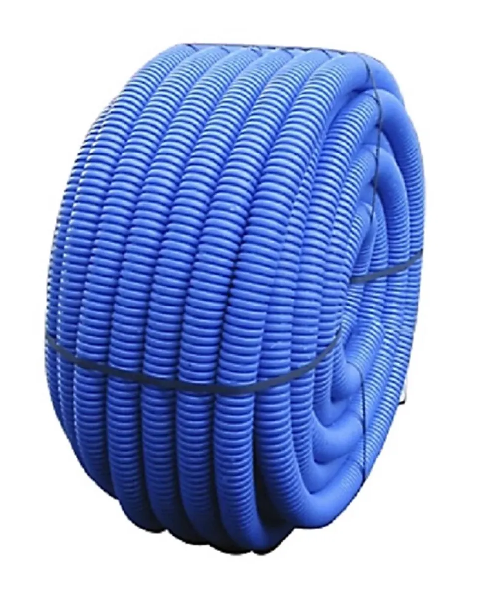 Polypipe Gaine TPC annelée bleue - Diamètre: 50 mm - Rouleau de 50 m - BLEUE