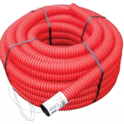 Outile Gaine TPC rouge diamètre 75 mm x 25 mètres