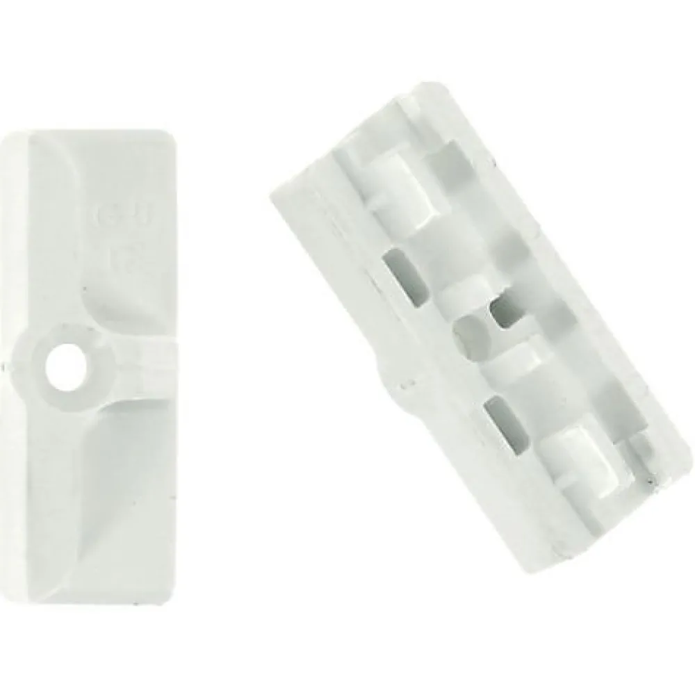 Ferco Verrou Et Loquet De Fenêtre-Gâche galet Plastival nylon blanc PVC - - E-19221-00-0-7