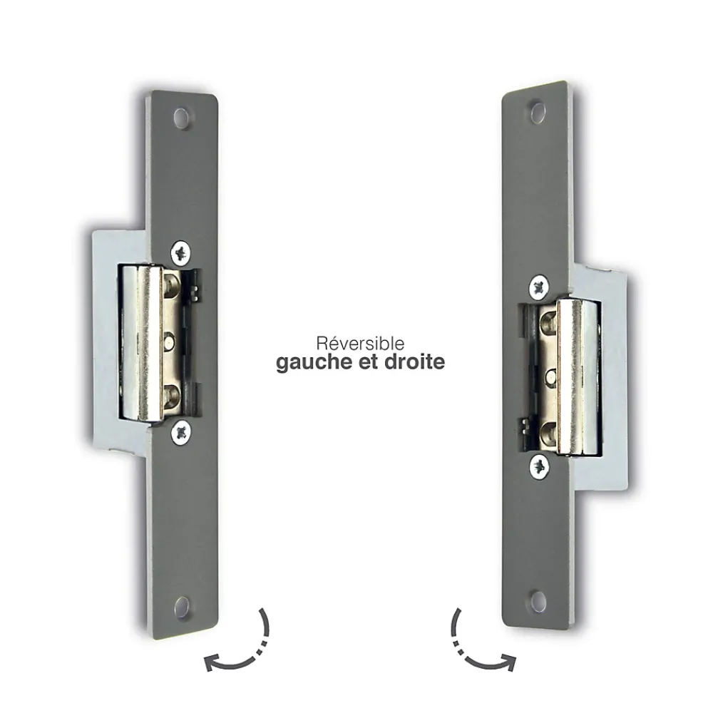 Extel Interphone-Gâche électrique à encastrer sans passage de serrure - WECA 90201.4 - - 109201