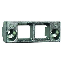 Ferco Verrou Et Loquet De Fenêtre-Gâche triangle double jeu de 12 mm rainure 7/8x4mm - - E-16678-01-0-1