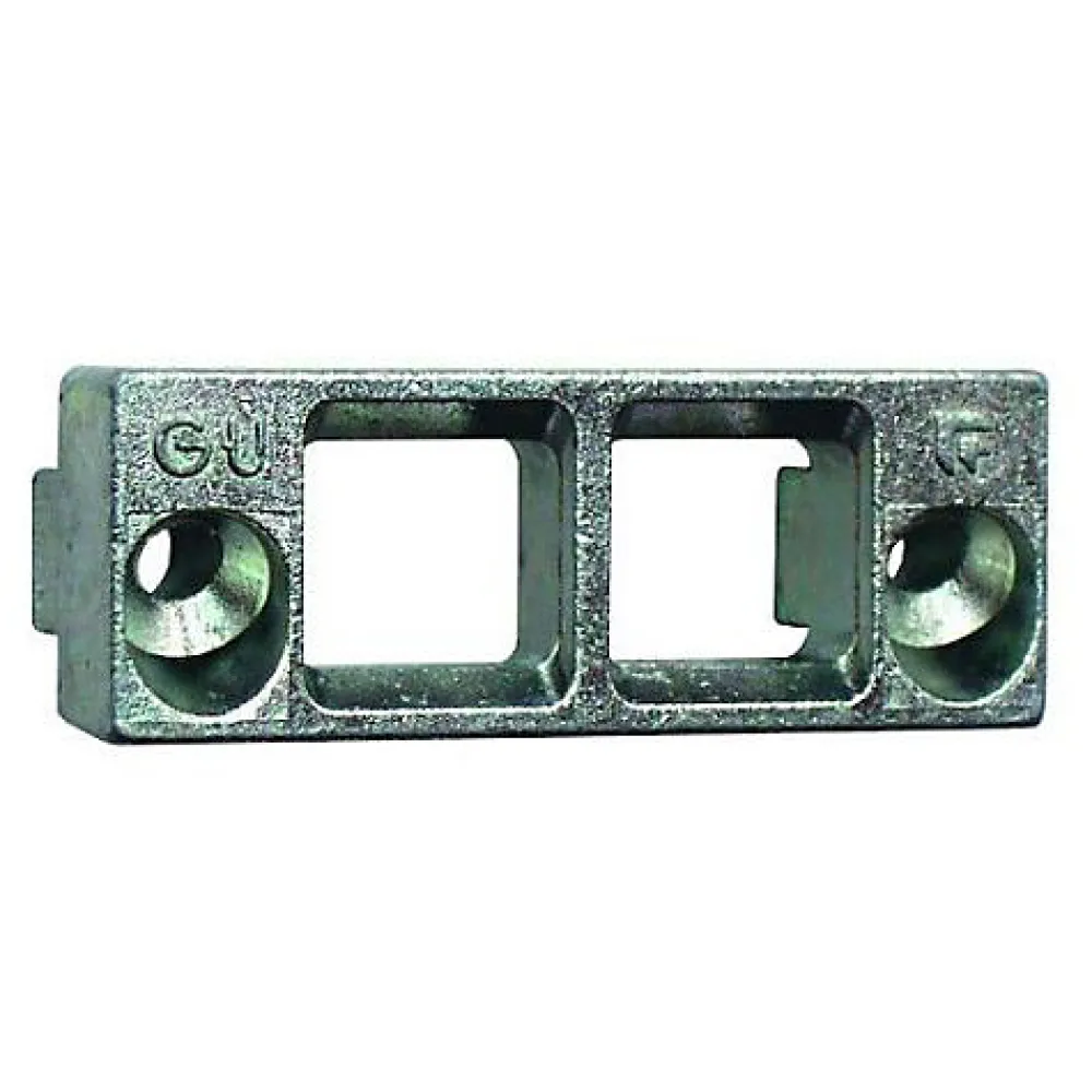 Ferco Verrou Et Loquet De Fenêtre-Gâche triangle double jeu de 12 mm rainure 7/8x4mm - - E-16678-01-0-1