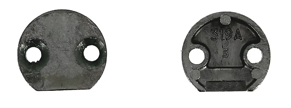 Ferco Gâche tringle simple à entailler pour menuiserie bois 25mm zamak - - 0-0319A-00-0-1