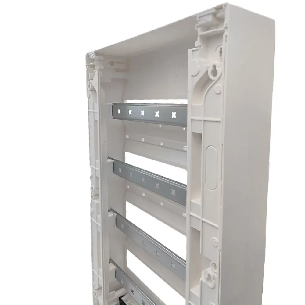 Hager Tableau Électrique Pré-Équipé-Gd418 - Coffret électrique 4 Rangées De 18 Modules - Gamma 625x355x103mm - Bornier Automatique
