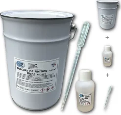 Gwarez lab Gelcoat Blanc 5 Kg Gel Coat Bateau + Catalyseur + Pipette de Dosage.