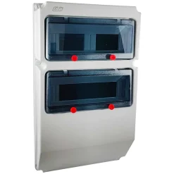 Ide 1724gm - Coffret étanche Ip67 Pour Prise - 2 Rangées De 13 Modules - Pryma