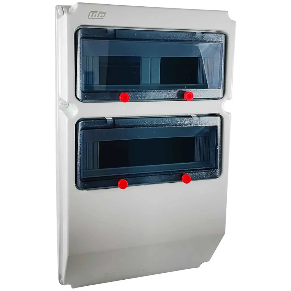 Ide 1724gm - Coffret étanche Ip67 Pour Prise - 2 Rangées De 13 Modules - Pryma